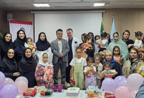 بزرگداشت روز جهانی نوزادان نارس در بیمارستان خلیجفارس بندرعباس برگزار شد