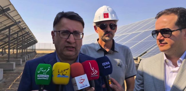 توسعه ۱۰ برابری اراضی نیروگاههای خورشیدی در هرمزگان تا پایان سال+فیلم توسعه ۱۰ برابری اراضی نیروگاههای خورشیدی در هرمزگان تا پایان سال+فیلم