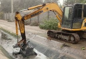 لایروبی ۴ کیلومتر از کانال آبیاری روستاهای شهوار و بهمنی