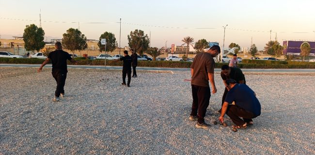 برگزاری مسابقه پتانک آتش‌نشانان بندرعباس به مناسبت هفته بسیج / معرفی نفرات برتر رقابت‌ها