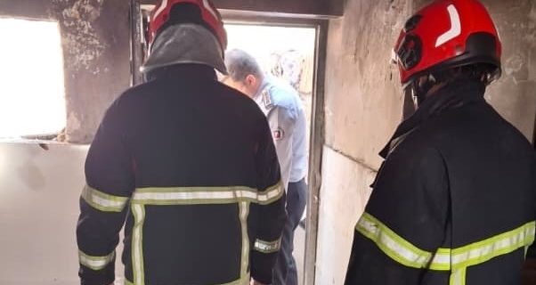 حریق در منزل مسکونی محله  نخل ناخدا