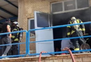 حریق پست برق در بلوار شریعتی شمالی مهار شد