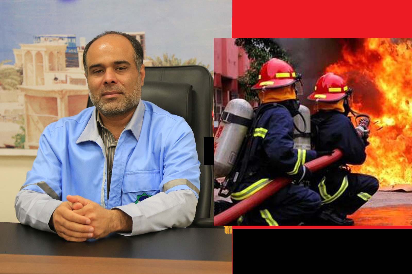 حریق جزئی در بخش نوزادان بیمارستان کودکان بندرعباس بدون تلفات / انتقال ایمن ۱۴ نوزاد در لحظات اولیه حادثه