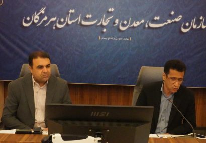 نشست مشترک مدیرکل آموزش و پرورش هرمزگان با رئیس سازمان صنعت، معدن و تجارت استان