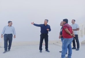 بازدید مدیر کل دامپزشکی استان هرمزگان از کشتارگاه دام در حال احداث شهرستان بستک