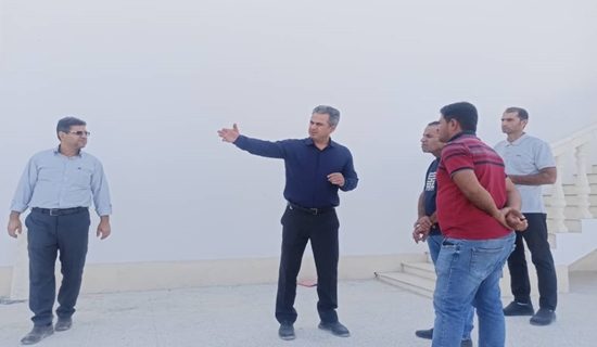 بازدید مدیر کل دامپزشکی استان هرمزگان از کشتارگاه دام در حال احداث شهرستان بستک