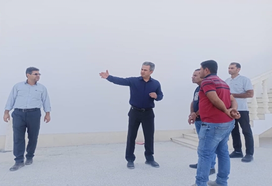 بازدید مدیر کل دامپزشکی استان هرمزگان از کشتارگاه دام در حال احداث شهرستان بستک