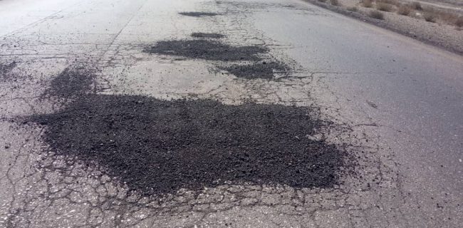 اجرای عملیات لکه‌گیری محور باغات