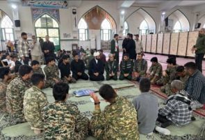 حضور باشکوه حلقههای تربیتی و بصیرتی بسیجیان در «میقات صالحین» نماز جمعه بندرعباس