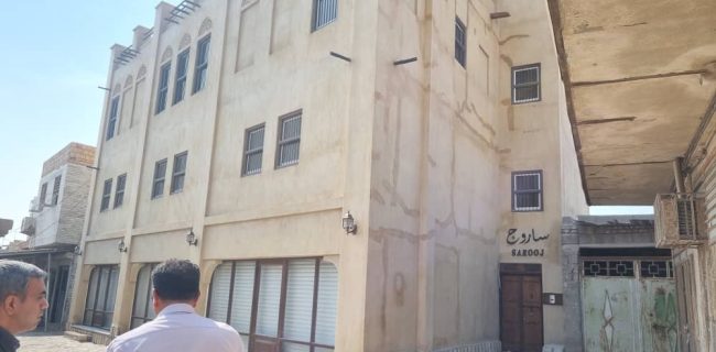 مرمت و احیای بافت تاریخی بندرلنگه / مرمت بازار مسّاح با همکاری شهرداری بندرلنگه در حال انجام است