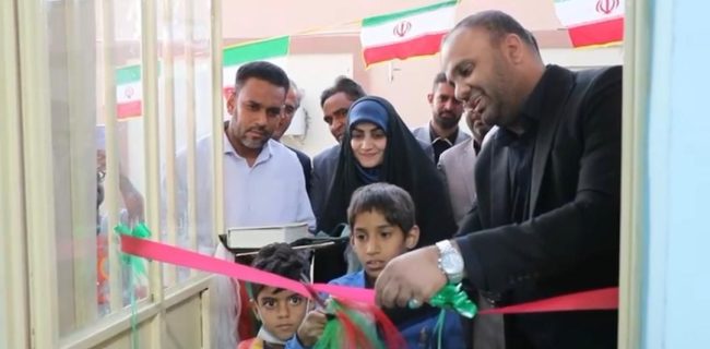توسعه ۳ کلاسه مدرسه ایده در بخش جغین شهرستان رودان به بهره برداری رسید