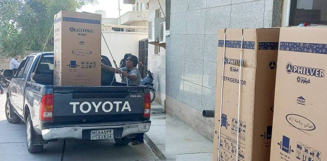 کمیته امداد جریزه قشم ۶۰ دستگاه یخچال به مددجویان نیازمند اهدا کرد کمیته امداد جریزه قشم ۶۰ دستگاه یخچال به مددجویان نیازمند اهدا کرد