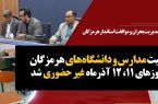مدارس و دانشگاه‌های هرمزگان در روزهای سه شنبه و چهارشنبه غیرحضوری شدند