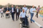 برگزاری پیادهروی همگانی به مناسبت هفته افراد دارای معلولیت