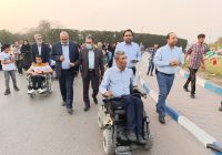 برگزاری پیاده‌روی همگانی به مناسبت هفته افراد دارای معلولیت