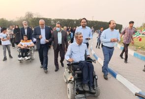 برگزاری پیادهروی همگانی به مناسبت هفته افراد دارای معلولیت
