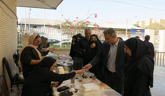 جشنواره غذا سالم در اداره کل دامپزشکی استان هرمزگان به مناسبت هفته بسیج