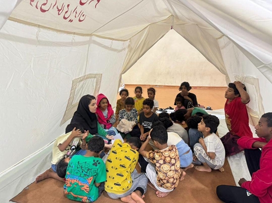 استقرار تیم‌های سلامت در محل اسکان سیل‌زدگان جزیره قشم