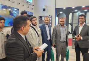 بازدید مسئولان شهری قشم از نمایشگاه صنعت ساختمان