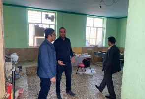 بازدید از مدارس آسیب دیده طی سیل اخیر در شهرستان سیریک
