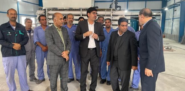 ظرفیت تامین آب شرب جزیره ابوموسی تا پایان سال به دو برابر می رسد