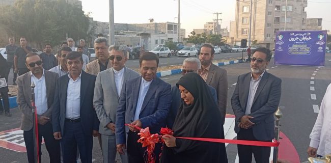 خیابان جرون نایبند با اعتبار ۵۸ میلیارد تومانی افتتاح شد