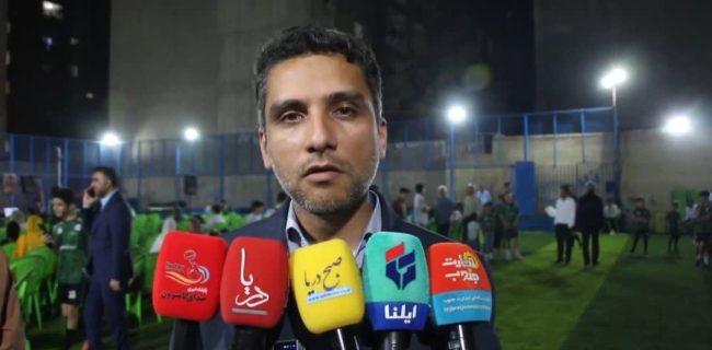 افتتاح زمین ورزشی گمبرون در دهه فجر+فیلم