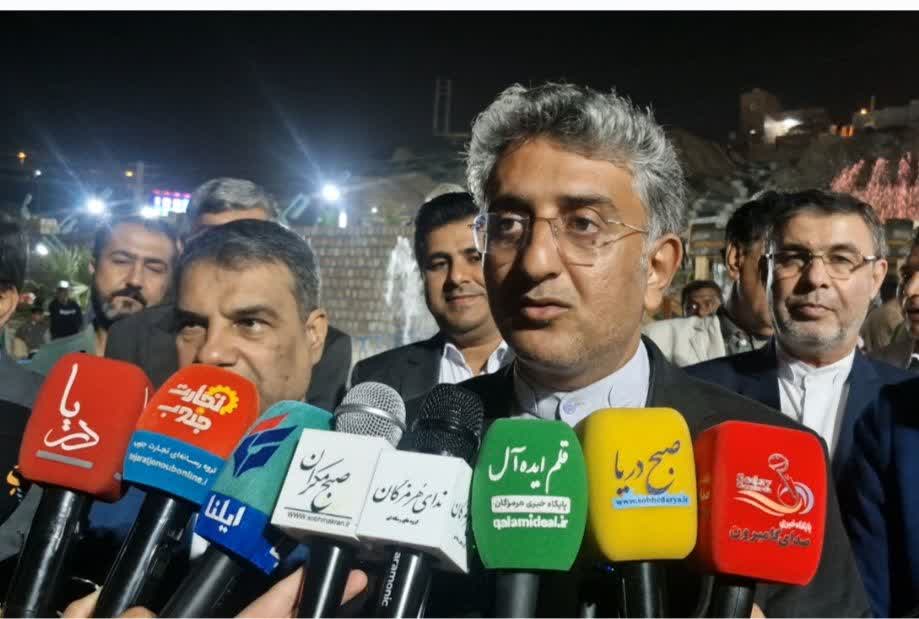 بوستان کورینتو در بندرعباس به بهره‌برداری رسید+فیلم