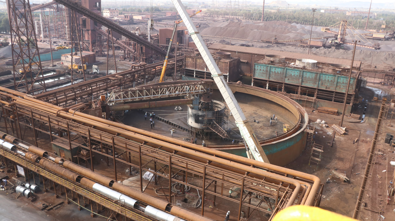 تعویض سازه استراکچر فلزی تیکنر و پارویی در فولاد هرمزگان، گامی مهم در جهت پایداری تولید تعویض سازه استراکچر فلزی تیکنر و پارویی در فولاد هرمزگان، گامی مهم در جهت پایداری تولید